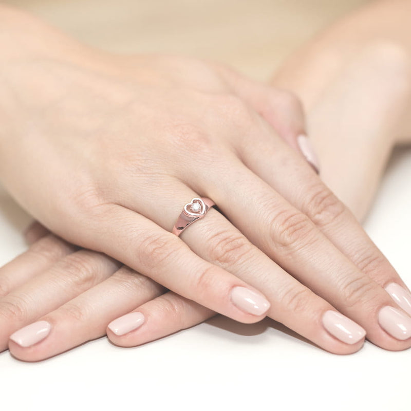Inel Aur 14K cu Diamant Natural 0.10 ct, imaginea 12 din 12