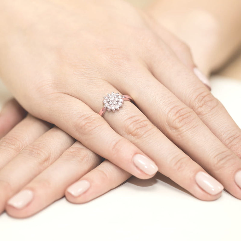 Inel Aur 14K cu Diamante Naturale 0.40 ct, imaginea 11 din 11