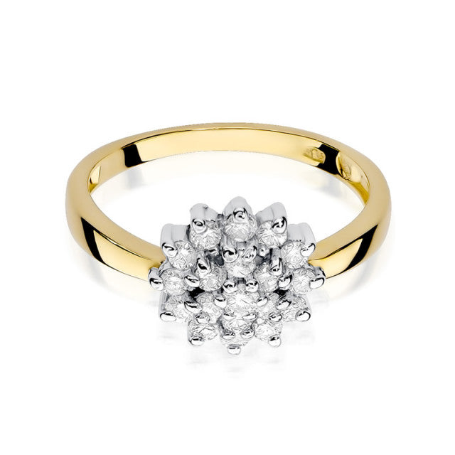 Inel Aur 14K cu Diamante Naturale 0.40 ct, imaginea 2 din 11