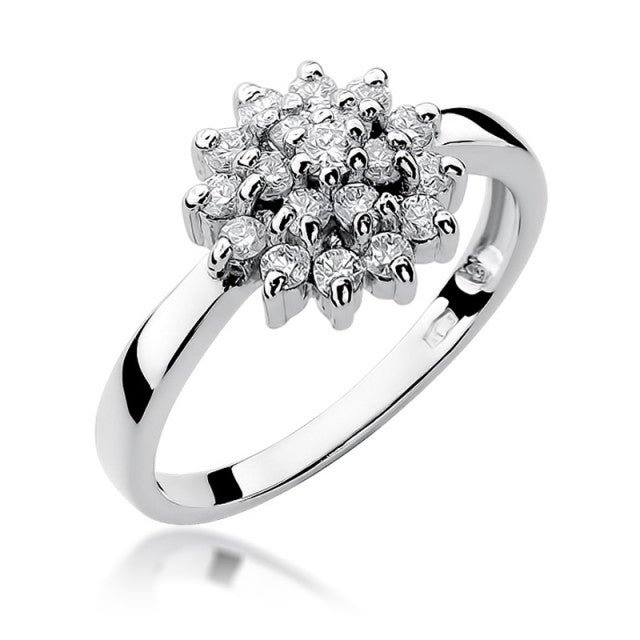 Inel Aur 14K cu Diamante Naturale 0.40 ct, imaginea 4 din 11
