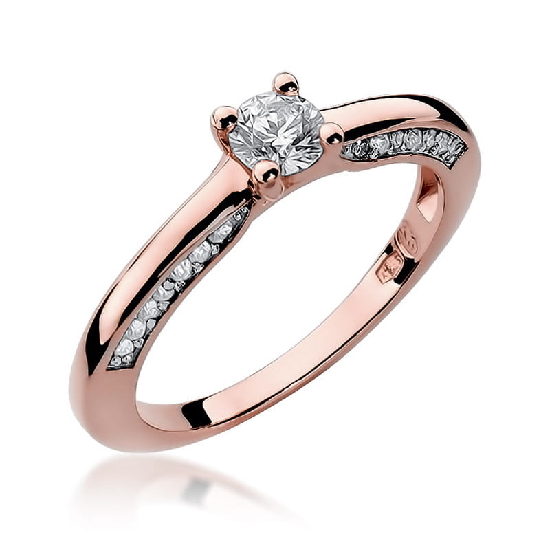 Inel Aur 14K cu Diamante Naturale 0.44 ct, imaginea 8 din 11