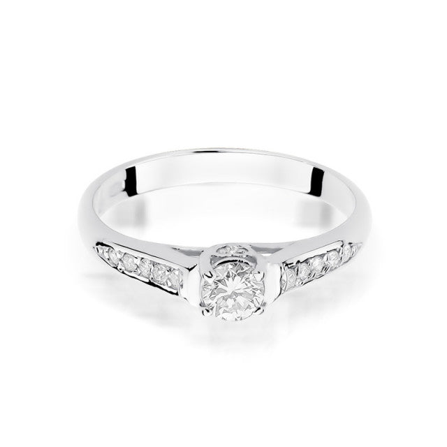 Inel Aur 14K cu Diamante Naturale 0.33 ct, imaginea 2 din 11