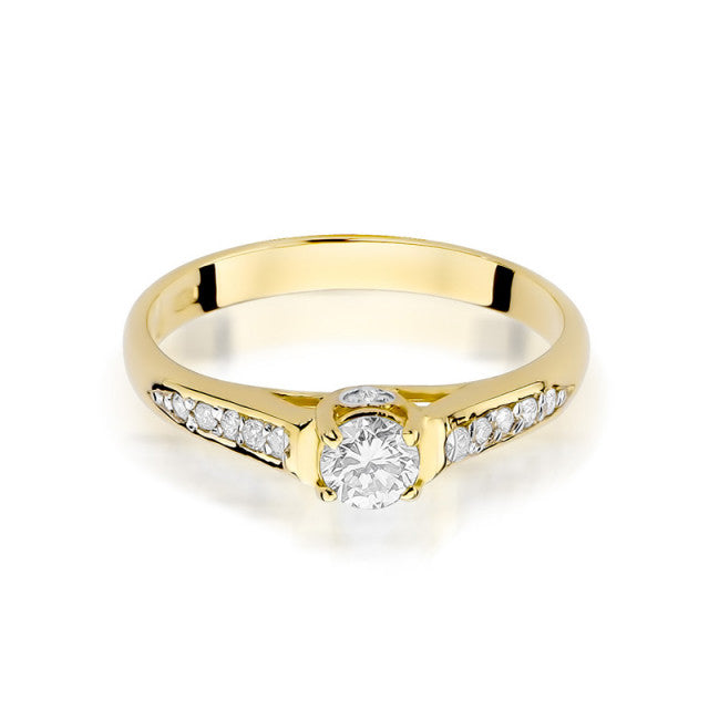 Inel Aur 14K cu Diamante Naturale 0.33 ct, imaginea 5 din 11