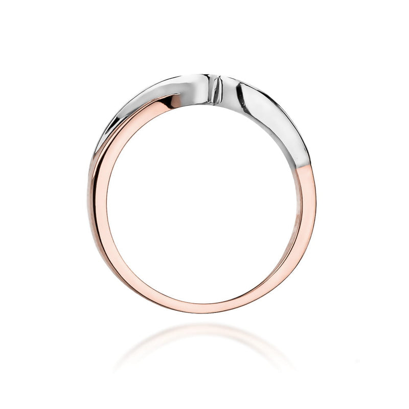 Inel Aur 14K cu Diamant Natural 0.05 ct, imaginea 10 din 11