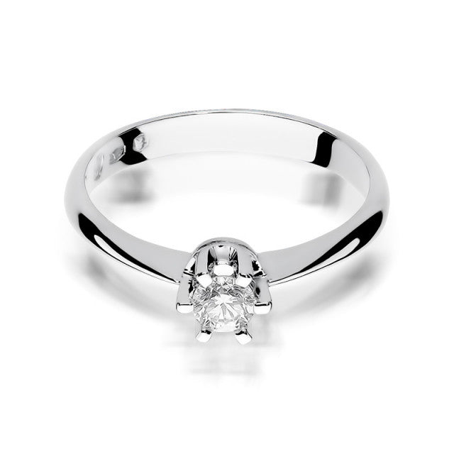 Inel Aur 14K cu Diamant Natural 0.23 ct, imaginea 5 din 10