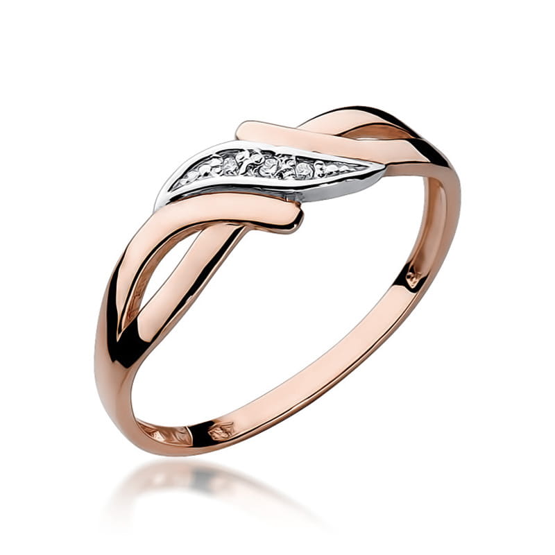 Inel Aur 14K cu Diamante Naturale 0.02 ct, imaginea 8 din 11