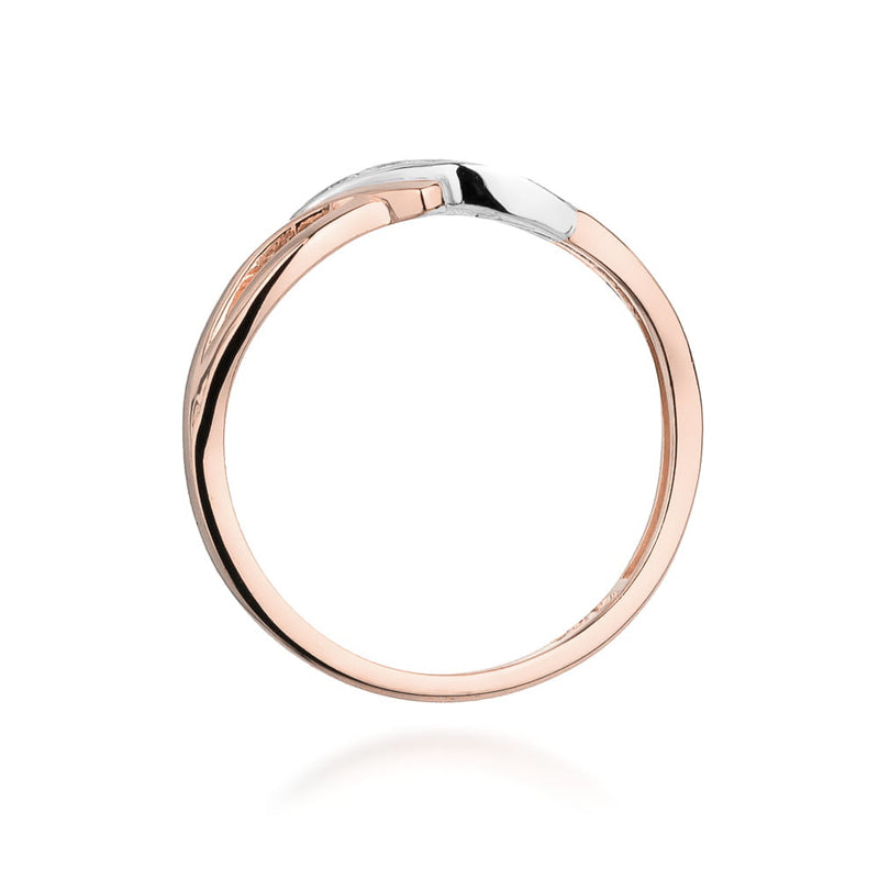 Inel Aur 14K cu Diamante Naturale 0.02 ct, imaginea 10 din 11