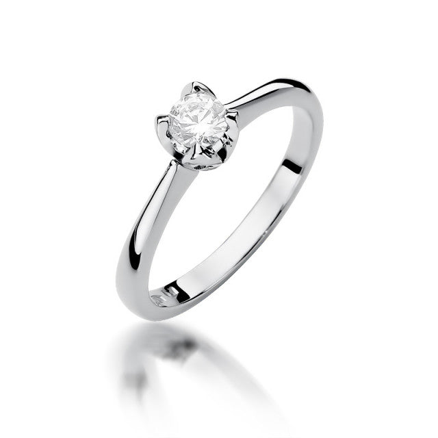 Inel Aur 14K cu Diamant Natural 0.30 ct, imaginea 4 din 10