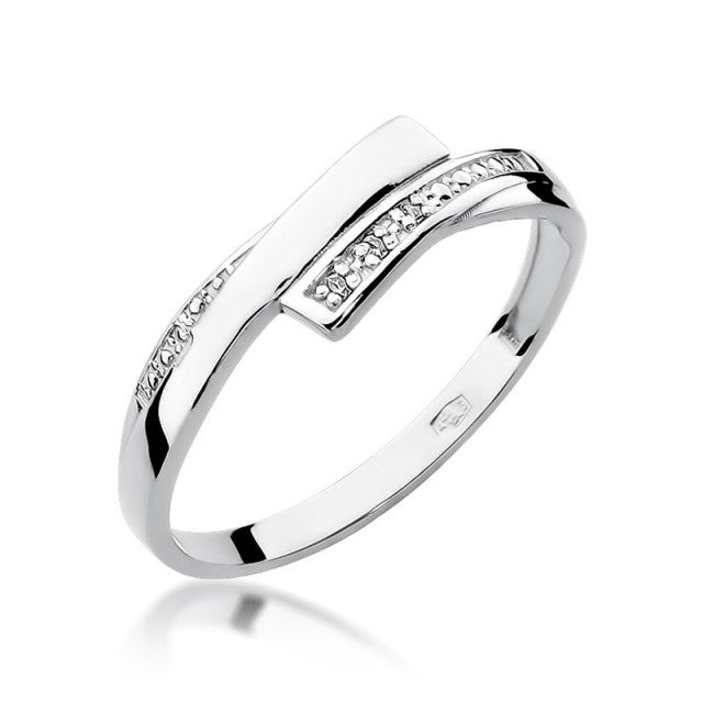 Inel Aur 14K cu Diamante Naturale 0.02 ct, imaginea 4 din 11