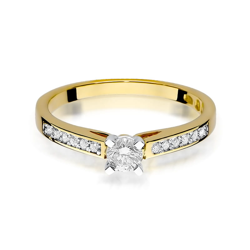 Inel Aur 14K cu Diamante Naturale 0.36 ct, imaginea 2 din 12