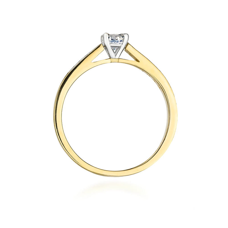 Inel Aur 14K cu Diamante Naturale 0.36 ct, imaginea 3 din 12