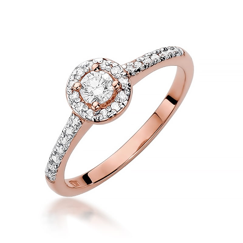 Inel Aur 14K cu Diamante Naturale 0.28 ct, imaginea 8 din 11