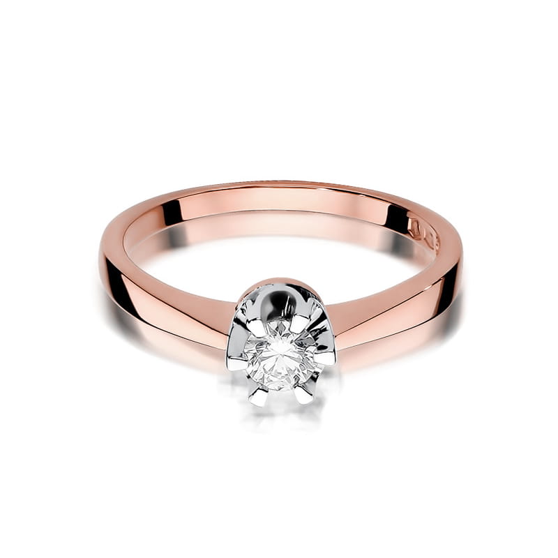 Inel Aur 14K cu Diamant Natural 0.25 ct, imaginea 9 din 11