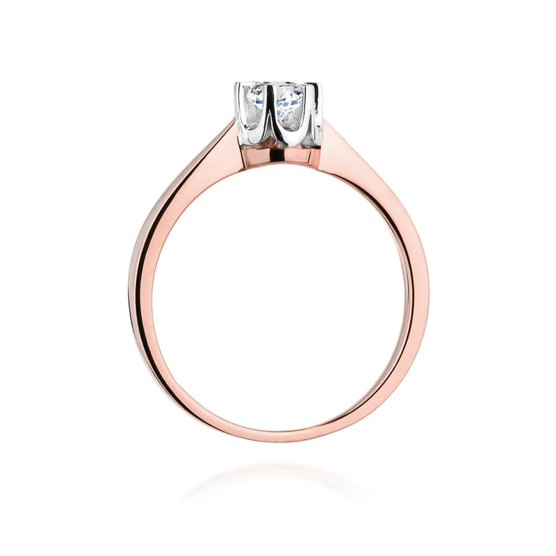Inel Aur 14K cu Diamant Natural 0.25 ct, imaginea 10 din 11