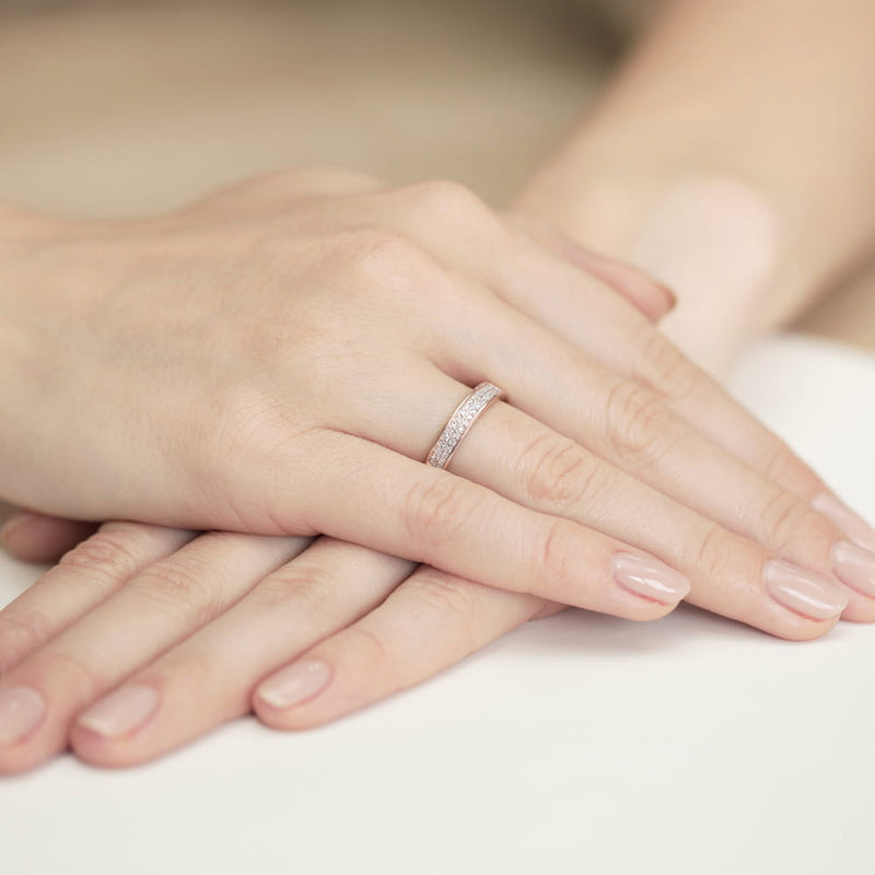 Inel Aur 14K cu Diamante Naturale 0.18 ct, imaginea 11 din 11