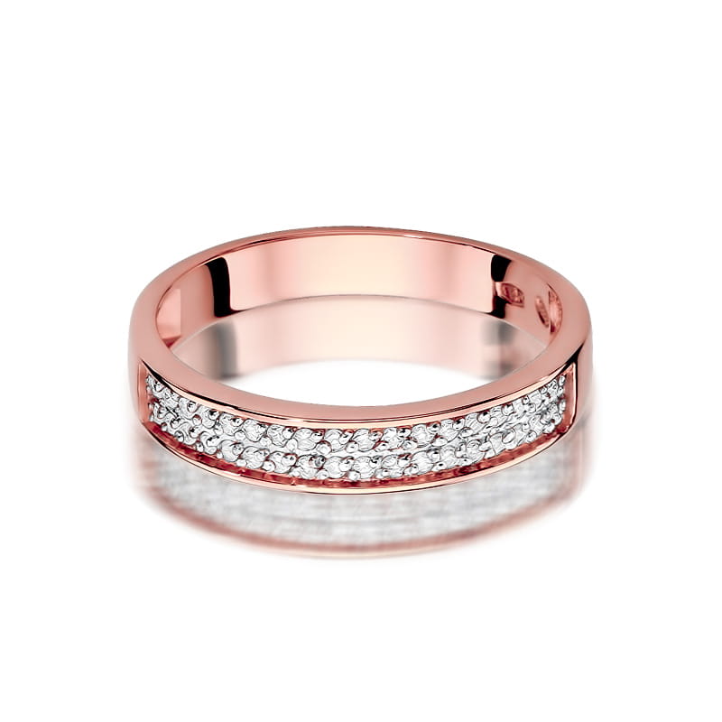 Inel Aur 14K cu Diamante Naturale 0.18 ct, imaginea 9 din 11