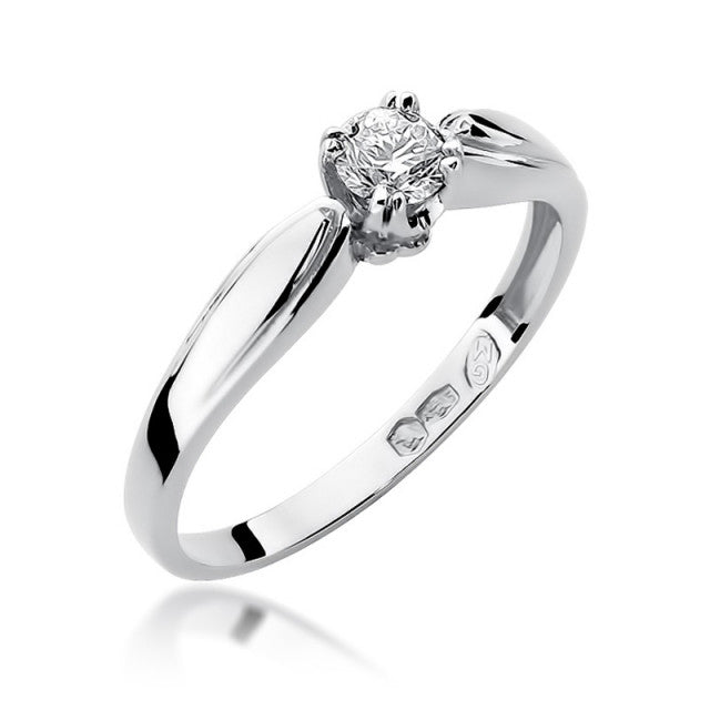 Inel Aur 14K cu Diamant Natural 0.24 ct, imaginea 4 din 11