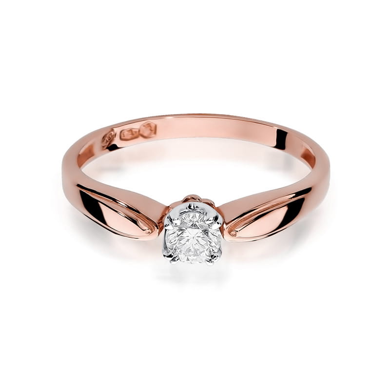 Inel Aur 14K cu Diamant Natural 0.24 ct, imaginea 9 din 11