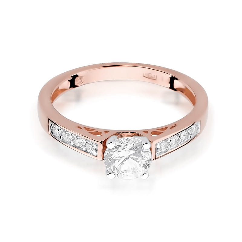 Inel Aur 14K cu Diamante Naturale 0.42 ct, imaginea 9 din 11