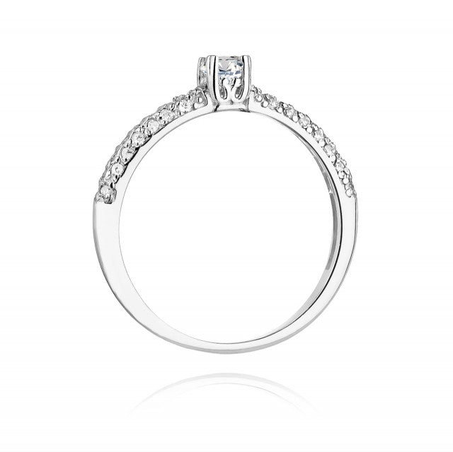 Inel Aur 14K cu Diamante Naturale 0.36 ct, imaginea 6 din 11