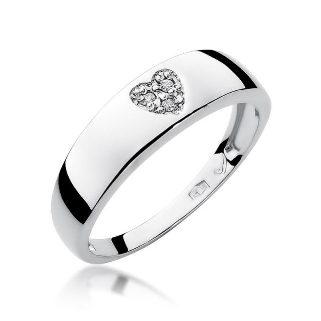 Inel Aur 14K cu Diamante Naturale 0.03 ct, imaginea 4 din 11