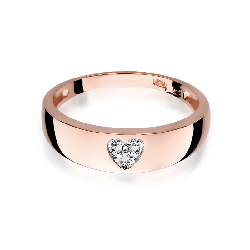Inel Aur 14K cu Diamante Naturale 0.03 ct, imaginea 9 din 11