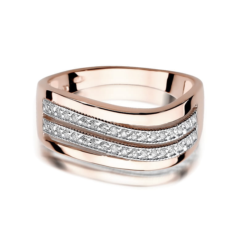 Inel Aur 14K cu Diamante Naturale 0.18 ct, imaginea 10 din 11
