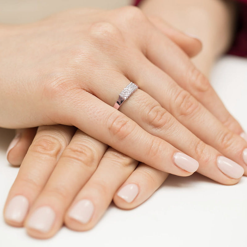 Inel Aur 14K cu Diamante Naturale 0.21 ct, imaginea 13 din 13