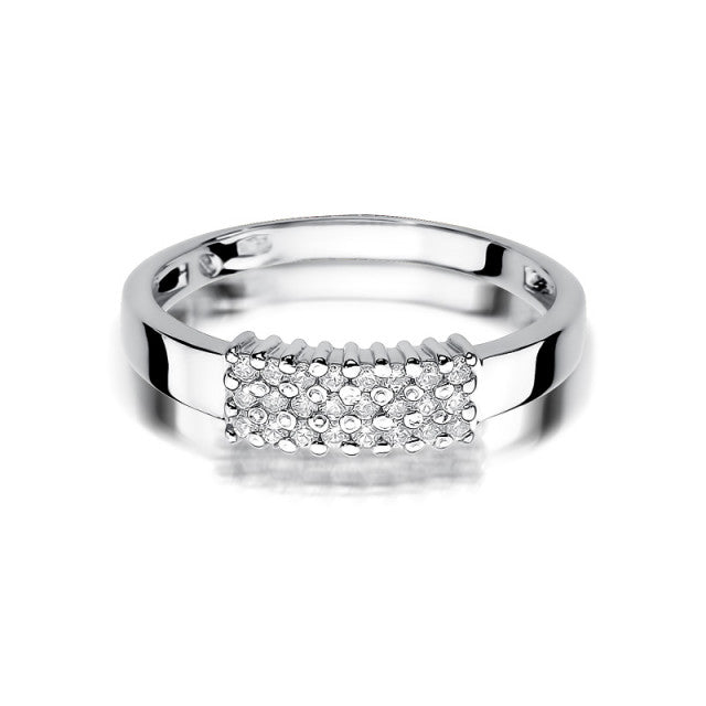 Inel Aur 14K cu Diamante Naturale 0.21 ct, imaginea 5 din 13