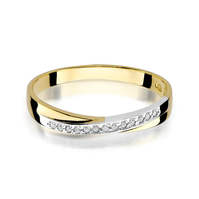 Inel Aur 14K cu Diamante Naturale 0.07 ct, imaginea 2 din 10