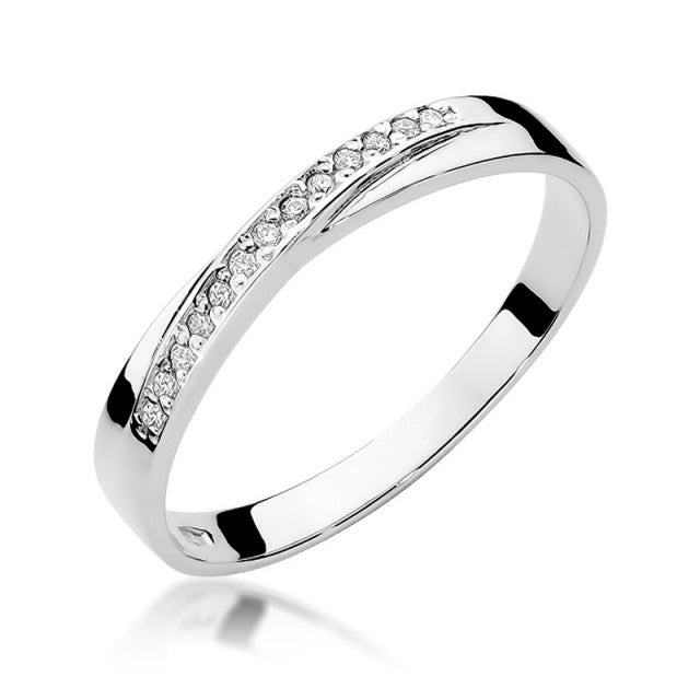Inel Aur 14K cu Diamante Naturale 0.07 ct, imaginea 5 din 10