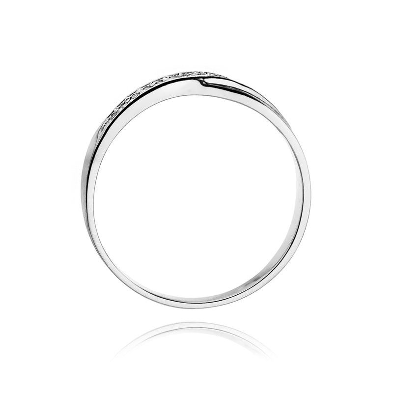 Inel Aur 14K cu Diamante Naturale 0.07 ct, imaginea 7 din 10