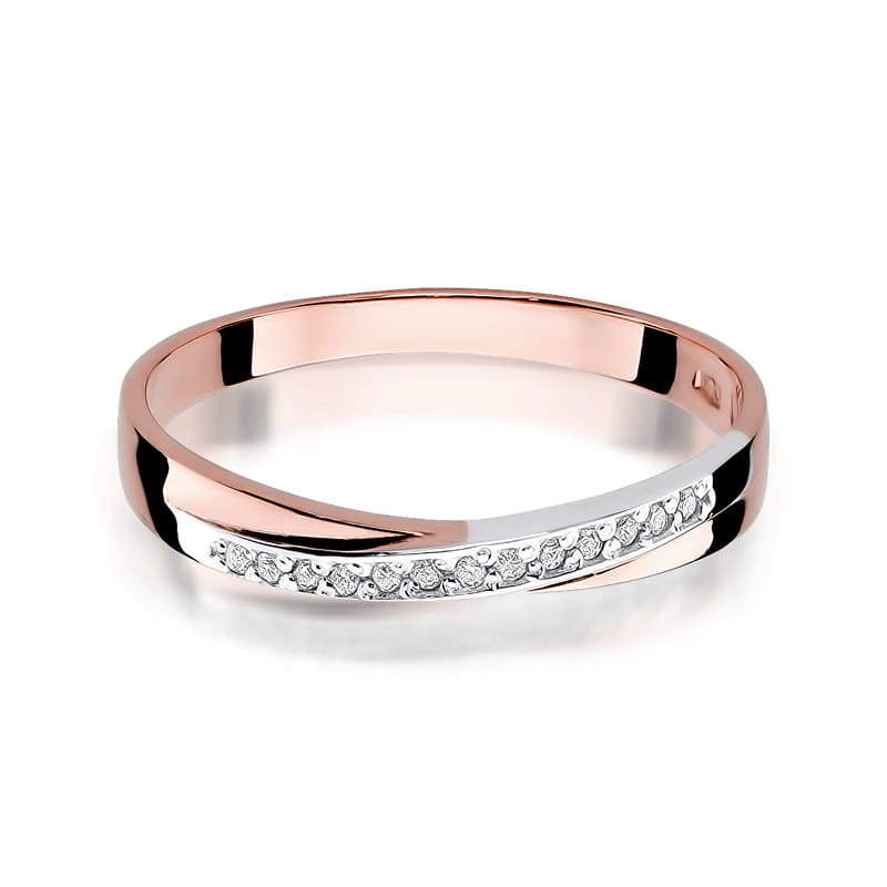 Inel Aur 14K cu Diamante Naturale 0.07 ct, imaginea 9 din 10