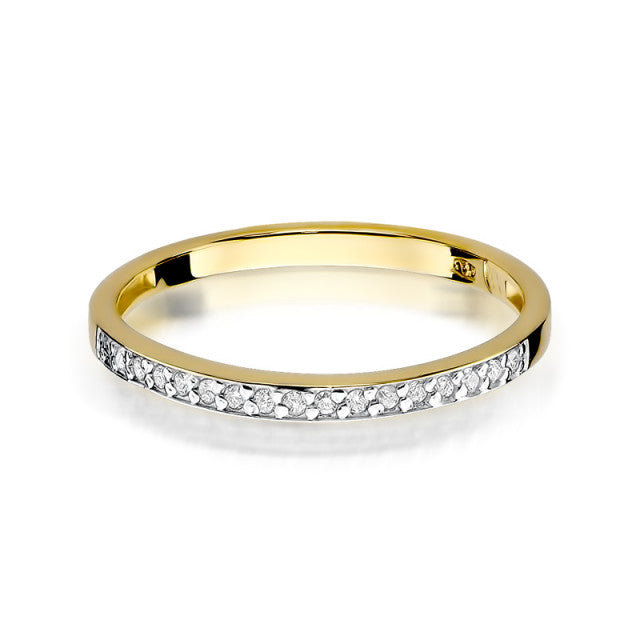 Inel Aur 14K cu Diamante Naturale 0.09 ct, imaginea 2 din 10