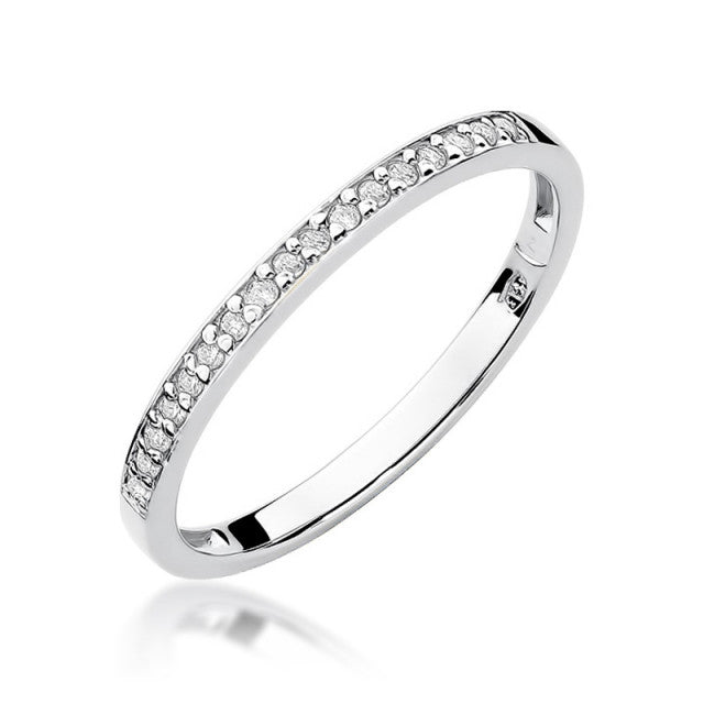 Inel Aur 14K cu Diamante Naturale 0.09 ct, imaginea 5 din 10