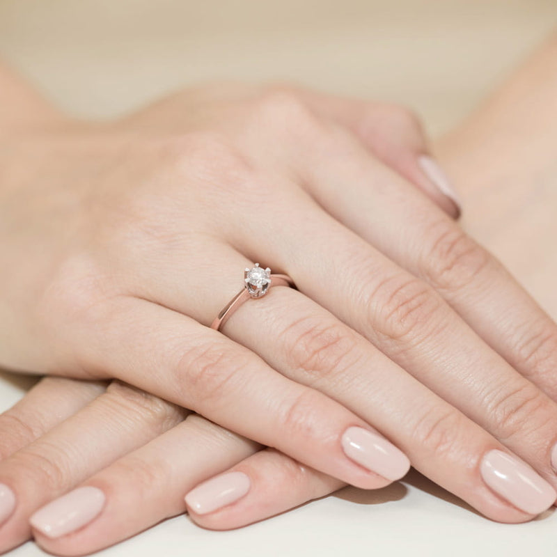 Inel Aur 14K cu Diamant Natural 0.30 ct, imaginea 11 din 11