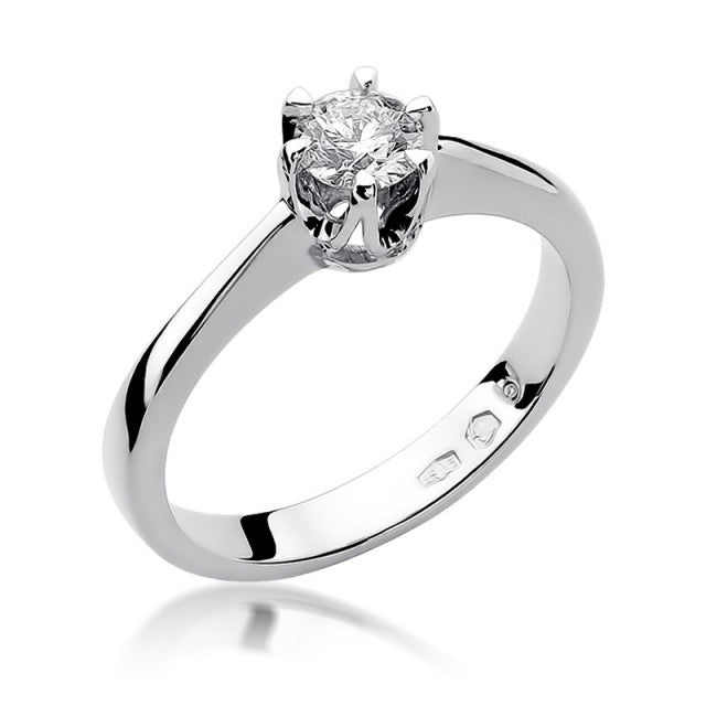 Inel Aur 14K cu Diamant Natural 0.30 ct, imaginea 4 din 11