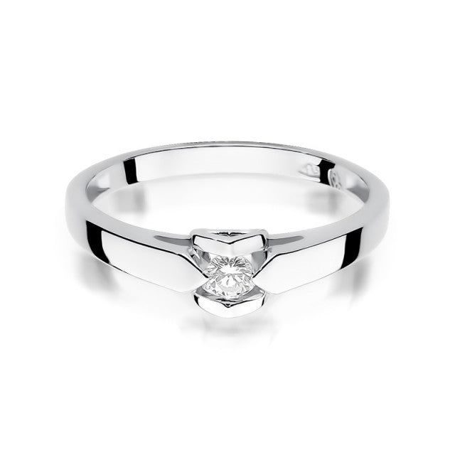 Inel Aur 14K cu Diamant Natural 0.09 ct, imaginea 5 din 11