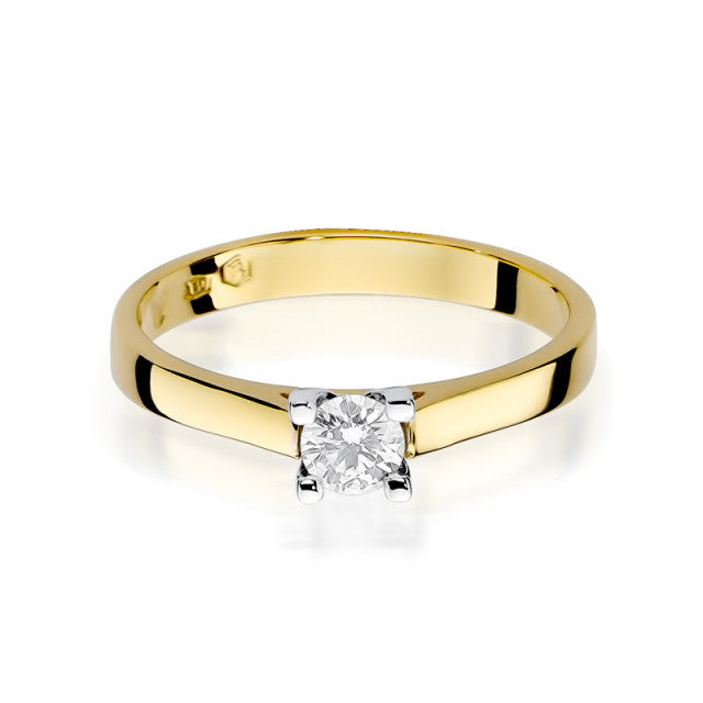Inel Aur 14K cu Diamant Natural 0.25 ct, imaginea 2 din 11