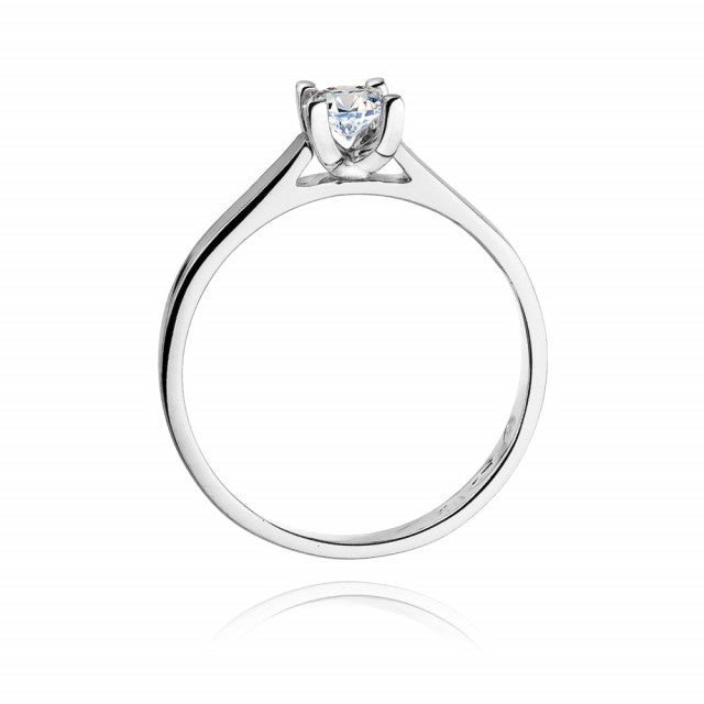 Inel Aur 14K cu Diamant Natural 0.25 ct, imaginea 6 din 11