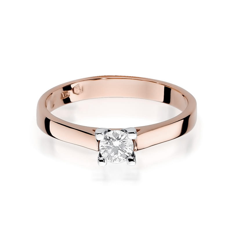 Inel Aur 14K cu Diamant Natural 0.25 ct, imaginea 9 din 11