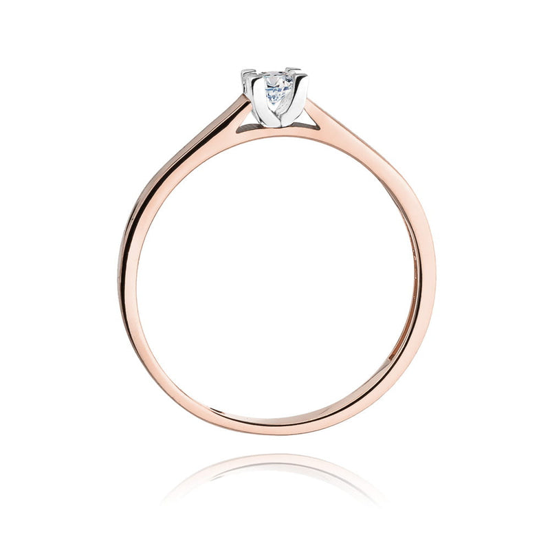 Inel Aur 14K cu Diamant Natural 0.30 ct, imaginea 9 din 10