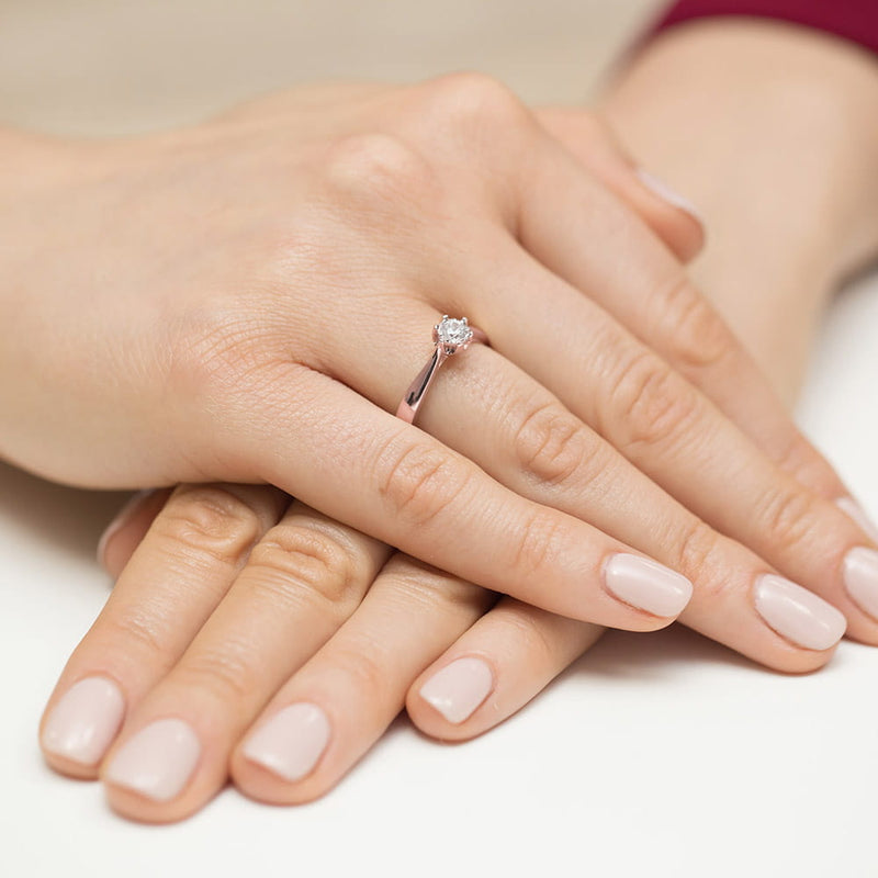 Inel Aur 14K cu Diamant Natural 0.20 ct, imaginea 12 din 12