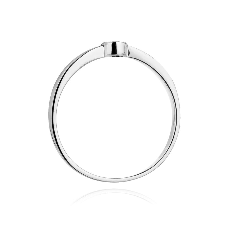 Inel Aur 14K cu Diamante Naturale 0.04 ct, imaginea 6 din 11