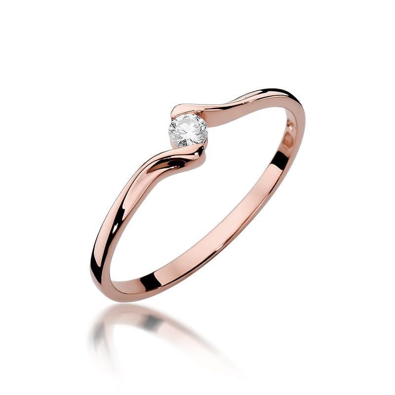 Inel Aur 14K cu Diamante Naturale 0.04 ct, imaginea 8 din 11