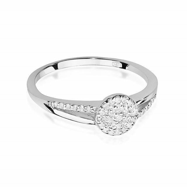 Inel Aur 14K cu Diamante Naturale 0.18 ct, imaginea 5 din 11