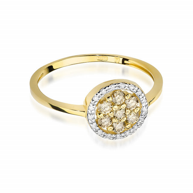 Inel Aur 14K cu Diamante Naturale 0.44 ct, imaginea 2 din 11