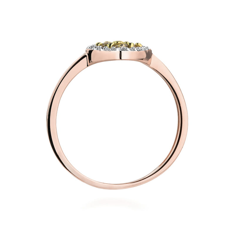 Inel Aur 14K cu Diamante Naturale 0.30 ct, imaginea 10 din 11