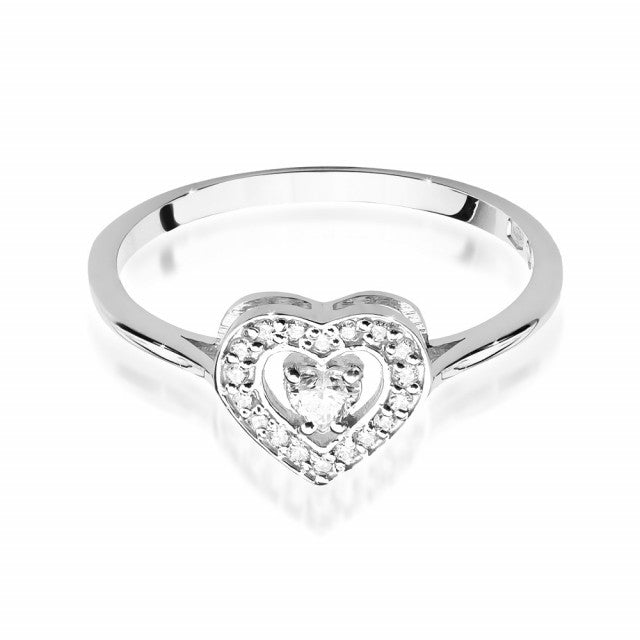 Inel Aur 14K cu Diamante Naturale 0.19 ct, imaginea 5 din 11