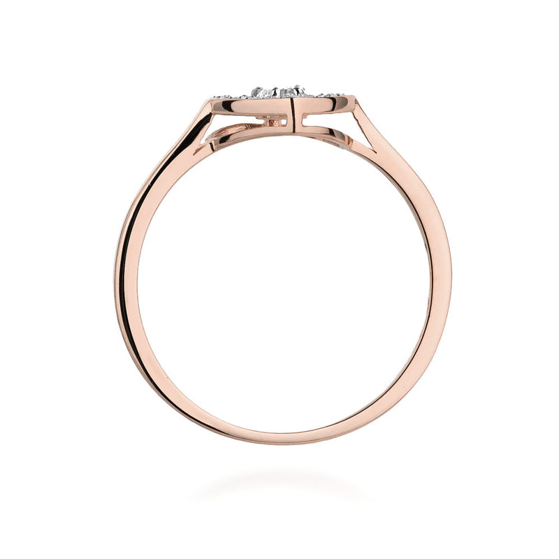 Inel Aur 14K cu Diamante Naturale 0.19 ct, imaginea 10 din 11